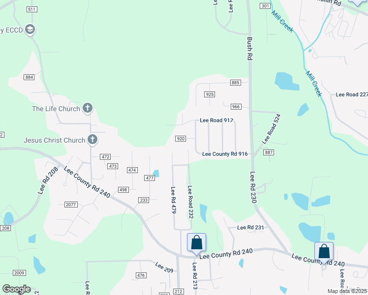 map of restaurants, bars, coffee shops, grocery stores, and more near 417 Lee Road 232 in Phenix City