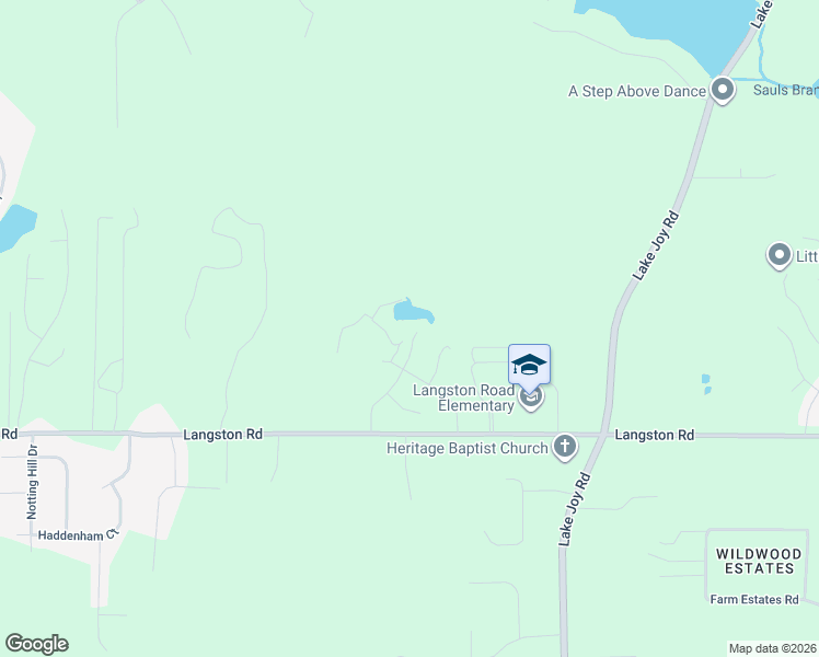 map of restaurants, bars, coffee shops, grocery stores, and more near 333 Langston Road in Perry