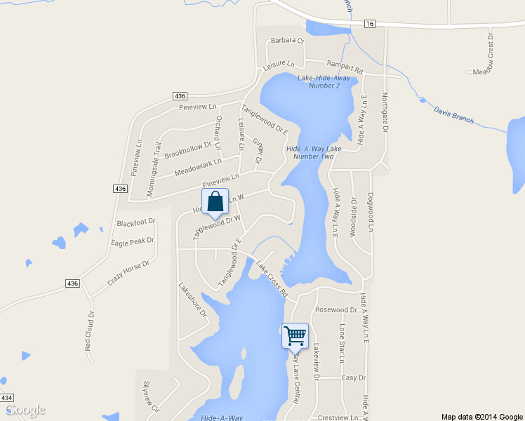 map of restaurants, bars, coffee shops, grocery stores, and more near 1518 Tanglewood Drive East in Lindale