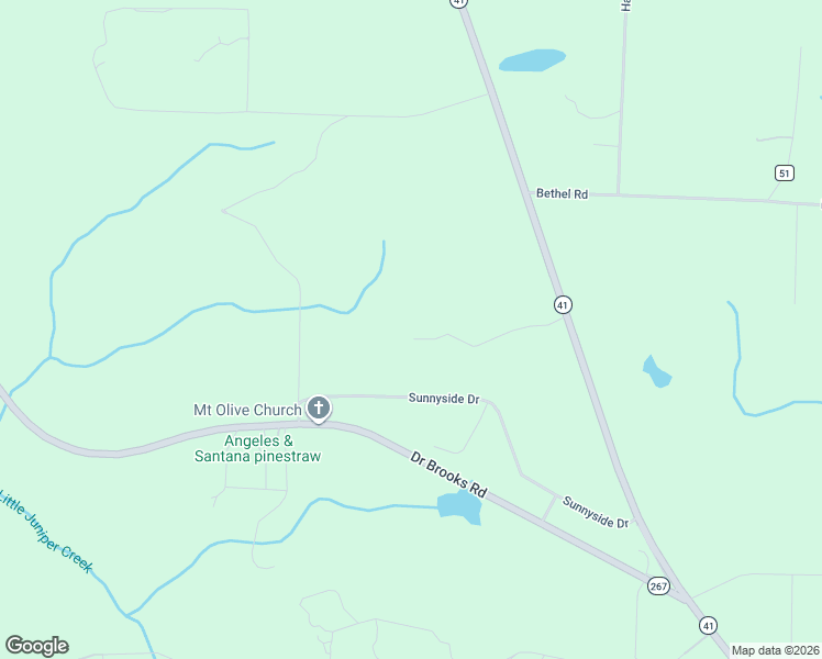 map of restaurants, bars, coffee shops, grocery stores, and more near 7131 Georgia 41 in Box Springs