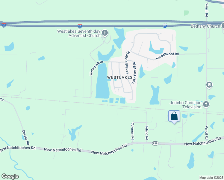 map of restaurants, bars, coffee shops, grocery stores, and more near 208 Breckenridge Dr in West Monroe