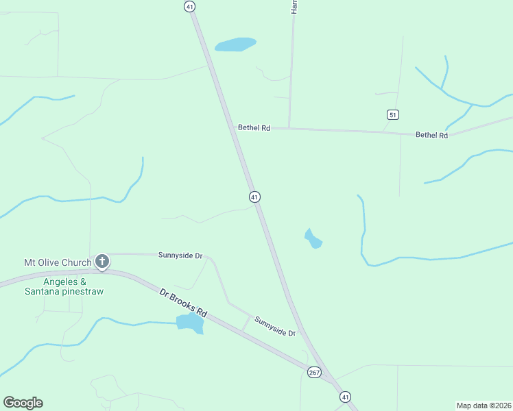 map of restaurants, bars, coffee shops, grocery stores, and more near 7131 Georgia 41 in Box Springs