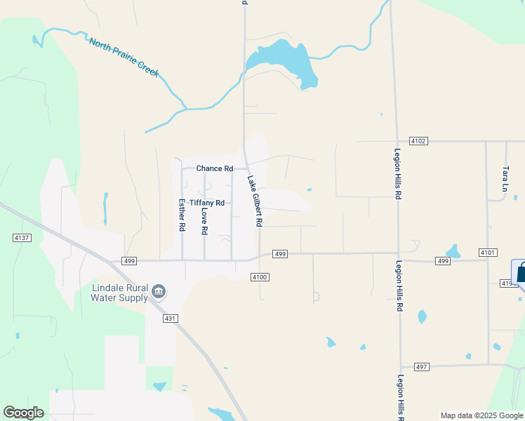 map of restaurants, bars, coffee shops, grocery stores, and more near 16142 County Road 4100 in Lindale