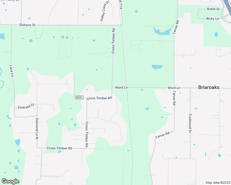 map of restaurants, bars, coffee shops, grocery stores, and more near 4135 Crosswind Street in Burleson
