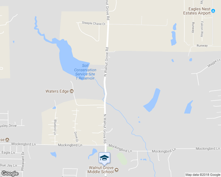 map of restaurants, bars, coffee shops, grocery stores, and more near 1956 North Walnut Grove Road in Midlothian