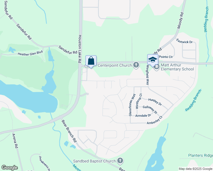 map of restaurants, bars, coffee shops, grocery stores, and more near 506 Club Villa Court in Kathleen