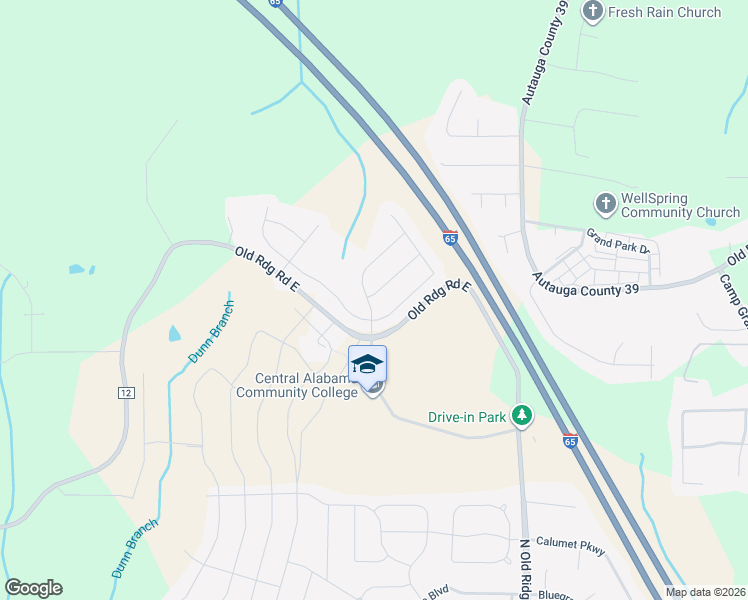 map of restaurants, bars, coffee shops, grocery stores, and more near 1002 Allison Drive in Prattville