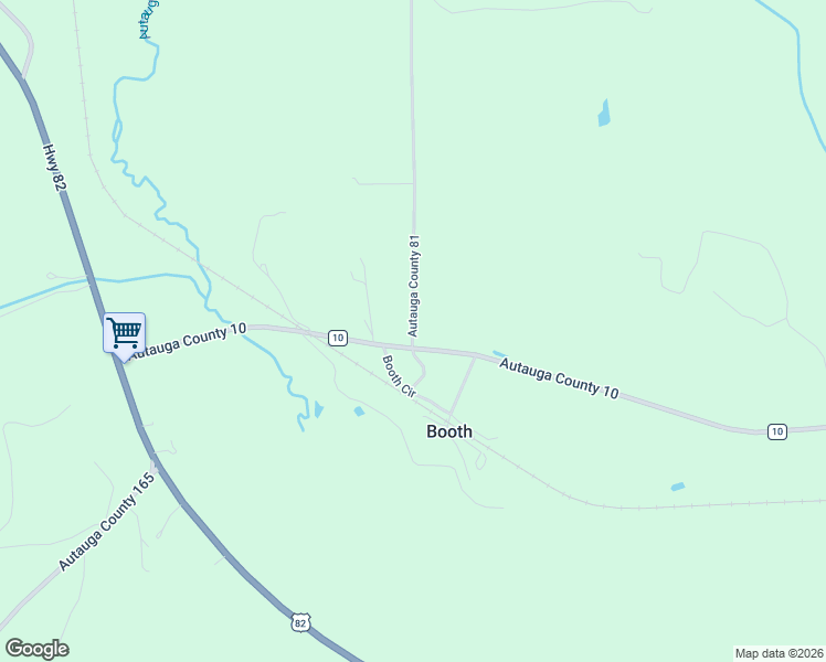 map of restaurants, bars, coffee shops, grocery stores, and more near 1710-1718 Autauga County 10 in Prattville