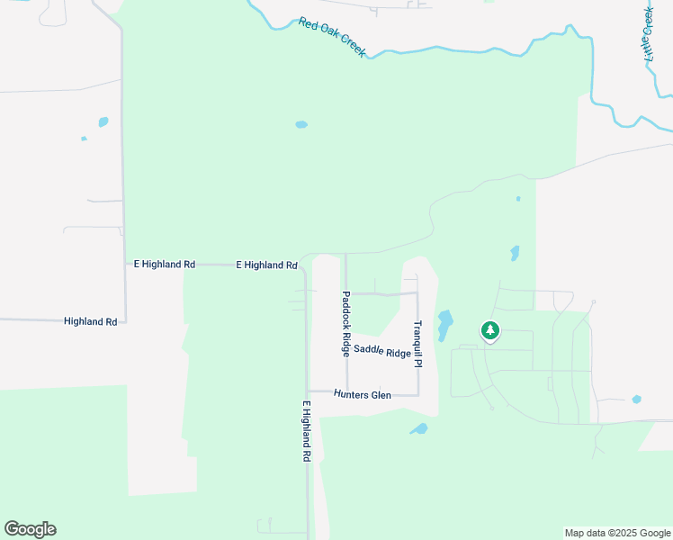 map of restaurants, bars, coffee shops, grocery stores, and more near 145 Paddock Ridge in Waxahachie