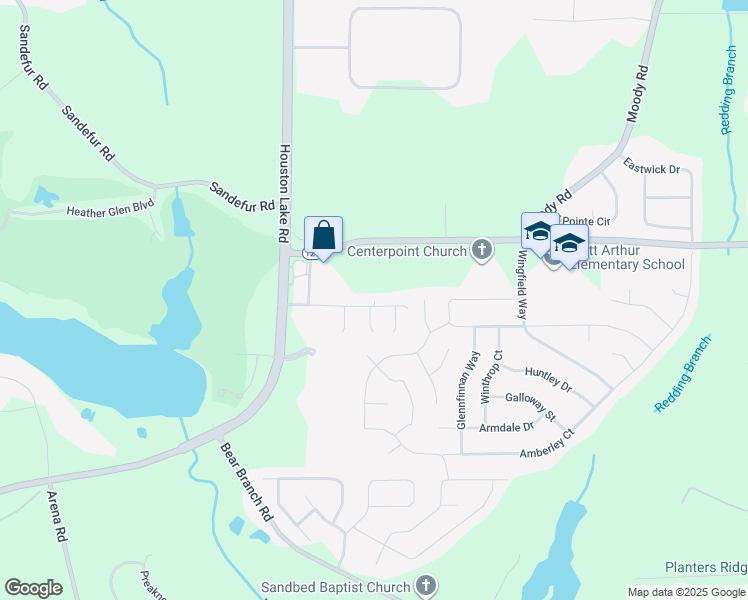 map of restaurants, bars, coffee shops, grocery stores, and more near 404 Club Villa Court in Kathleen
