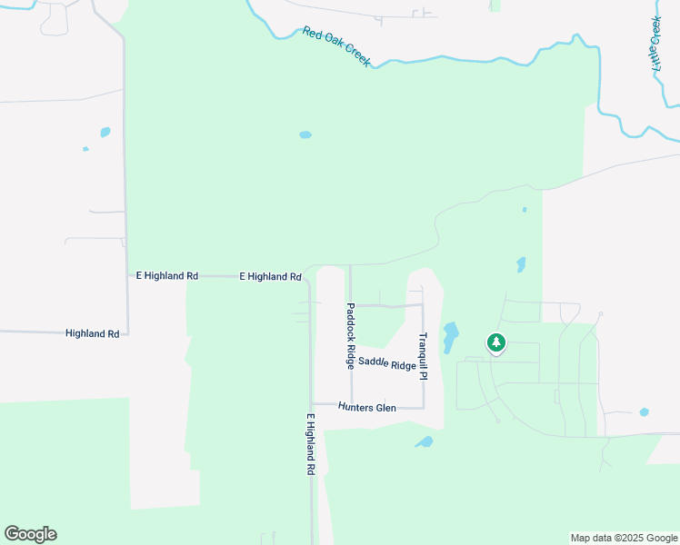 map of restaurants, bars, coffee shops, grocery stores, and more near 145 Paddock Ridge in Waxahachie
