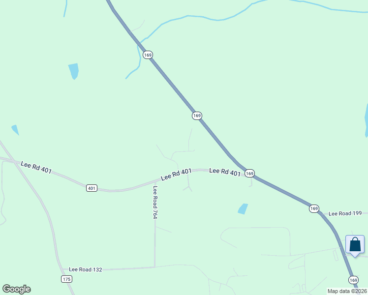 map of restaurants, bars, coffee shops, grocery stores, and more near 10866 Alabama 169 in Salem