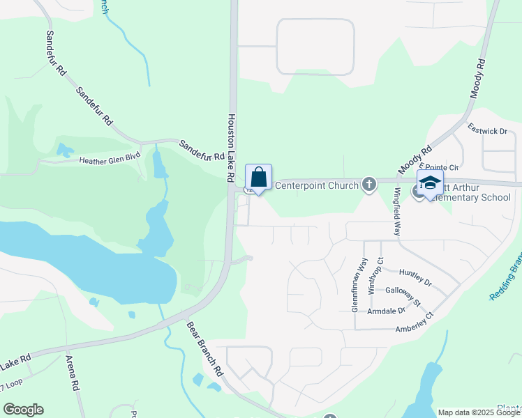 map of restaurants, bars, coffee shops, grocery stores, and more near 2400 Highway 127 in Kathleen