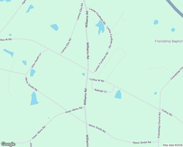 map of restaurants, bars, coffee shops, grocery stores, and more near 2194 Colfax West Rd in Statesboro