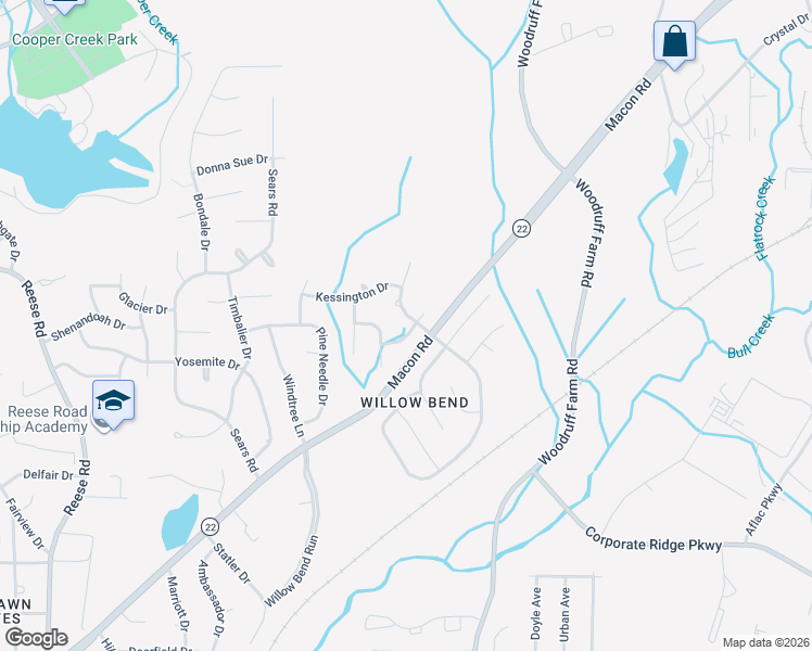 map of restaurants, bars, coffee shops, grocery stores, and more near 4313 Saddle Ridge Drive in Columbus