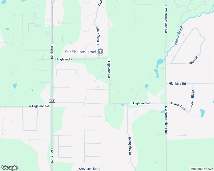 map of restaurants, bars, coffee shops, grocery stores, and more near 749 Slippery Elm Drive in Red Oak