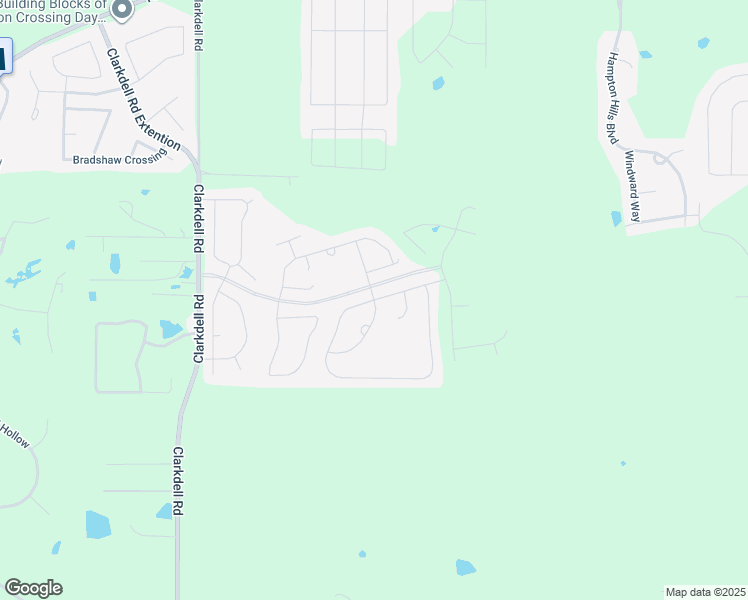 map of restaurants, bars, coffee shops, grocery stores, and more near East Buttonwood Lane in Madison County