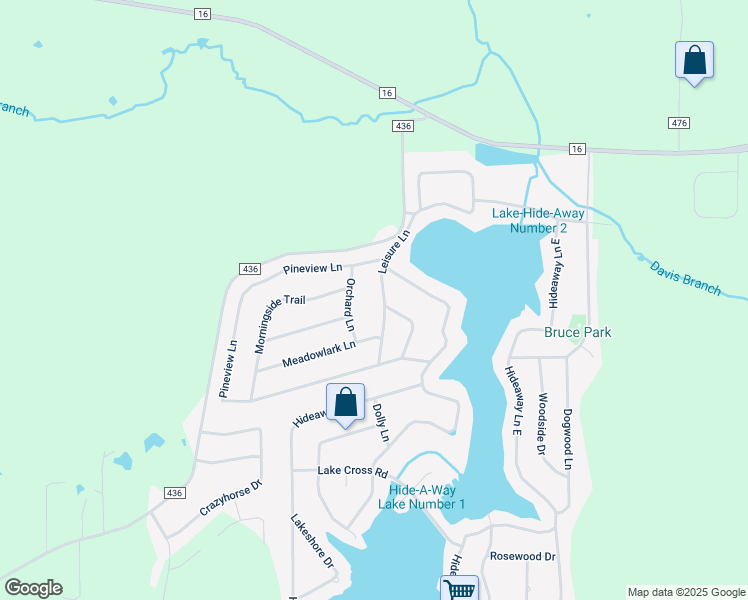 map of restaurants, bars, coffee shops, grocery stores, and more near 1626 Ginger Drive in Lindale