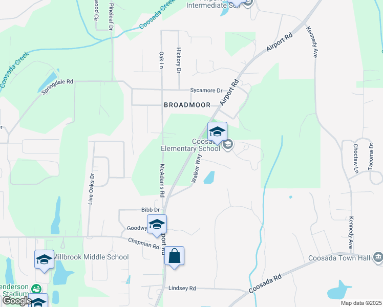 map of restaurants, bars, coffee shops, grocery stores, and more near 5260 Airport Road in Millbrook