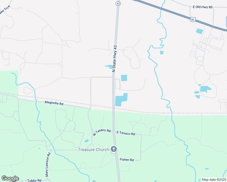map of restaurants, bars, coffee shops, grocery stores, and more near 2123 Camp Switch Road in White Oak
