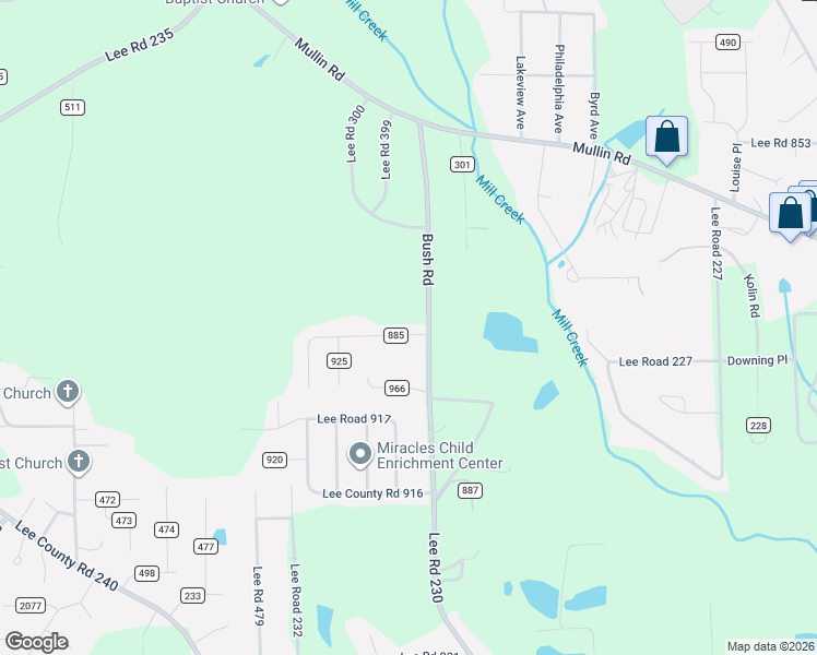 map of restaurants, bars, coffee shops, grocery stores, and more near 60 Lee Road 0885 in Phenix City