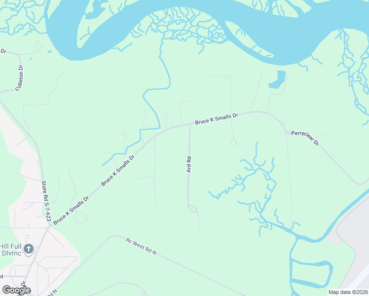 map of restaurants, bars, coffee shops, grocery stores, and more near 14 Ard Rd in Beaufort
