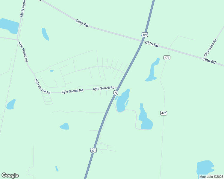 map of restaurants, bars, coffee shops, grocery stores, and more near 28 Kyle Sorrell Road in Statesboro