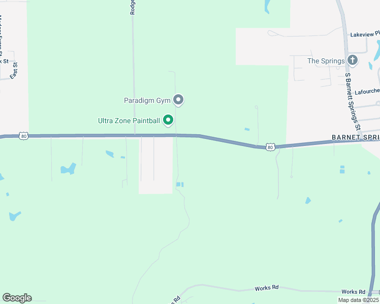 map of restaurants, bars, coffee shops, grocery stores, and more near 6963 U.S. 80 in Ruston