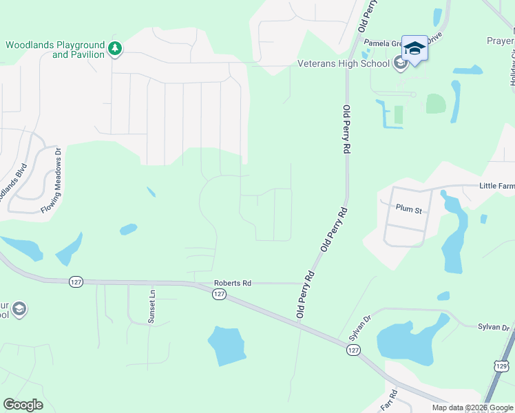 map of restaurants, bars, coffee shops, grocery stores, and more near 146 Roberts Road in Kathleen