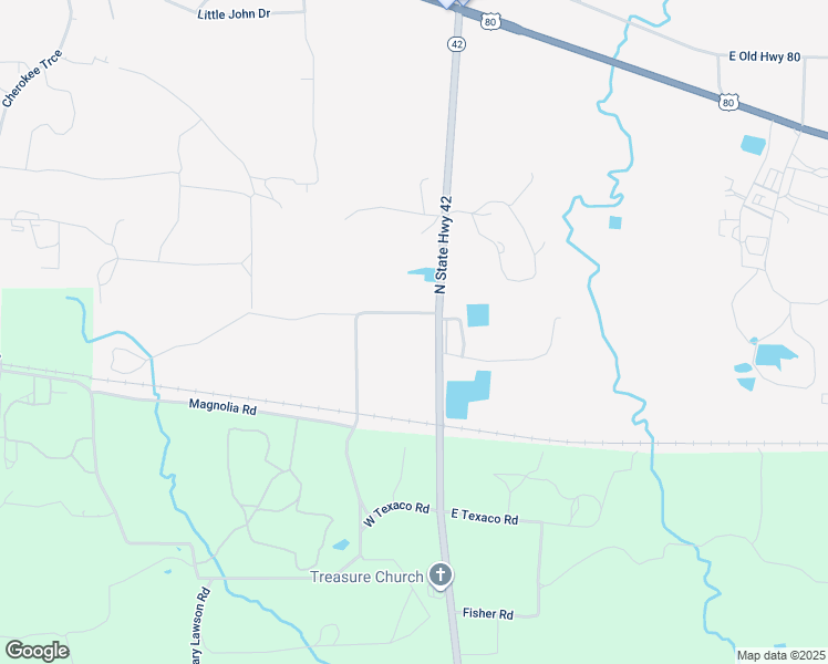 map of restaurants, bars, coffee shops, grocery stores, and more near 2123 Camp Switch Road in White Oak