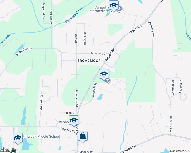 map of restaurants, bars, coffee shops, grocery stores, and more near 5362 Airport Road in Millbrook