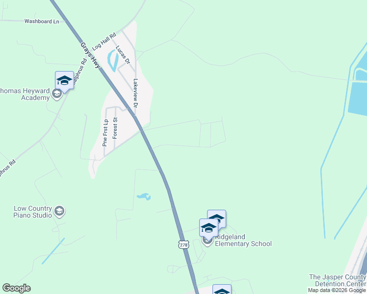 map of restaurants, bars, coffee shops, grocery stores, and more near 325 Aviation Drive in Ridgeland