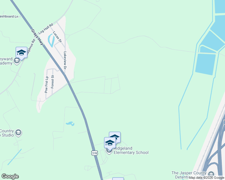 map of restaurants, bars, coffee shops, grocery stores, and more near 68 Landing Road in Ridgeland