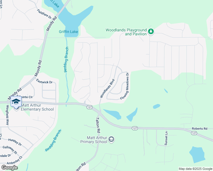 map of restaurants, bars, coffee shops, grocery stores, and more near 108 Hawks Tail Drive in Kathleen