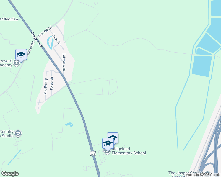map of restaurants, bars, coffee shops, grocery stores, and more near 68 Landing Road in Ridgeland