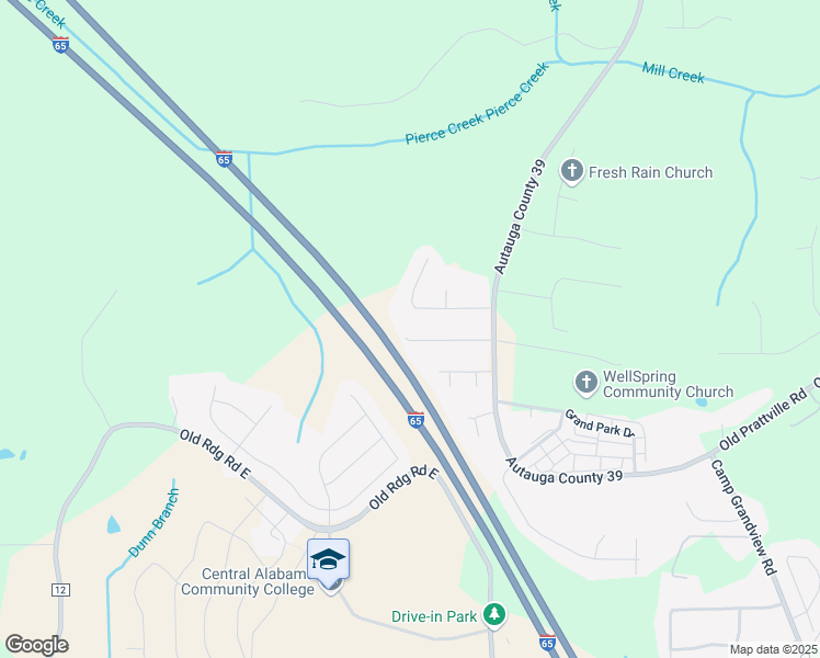 map of restaurants, bars, coffee shops, grocery stores, and more near 1922 Clearbranch Drive in Deatsville