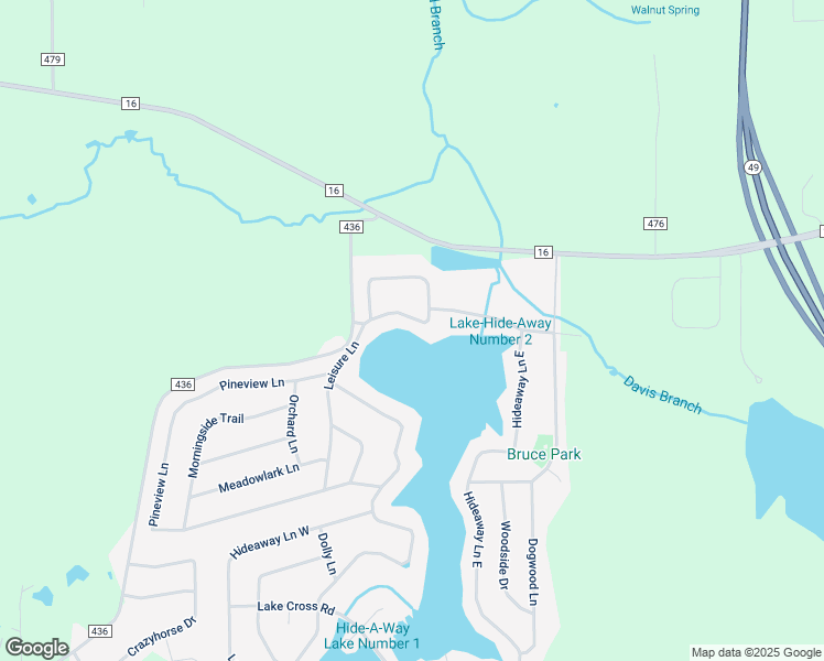 map of restaurants, bars, coffee shops, grocery stores, and more near 1720 Leisure Lane in Lindale