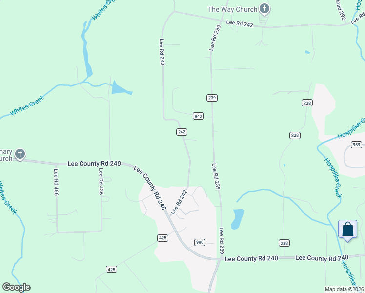 map of restaurants, bars, coffee shops, grocery stores, and more near 432 Lee Road 242 in Smiths Station