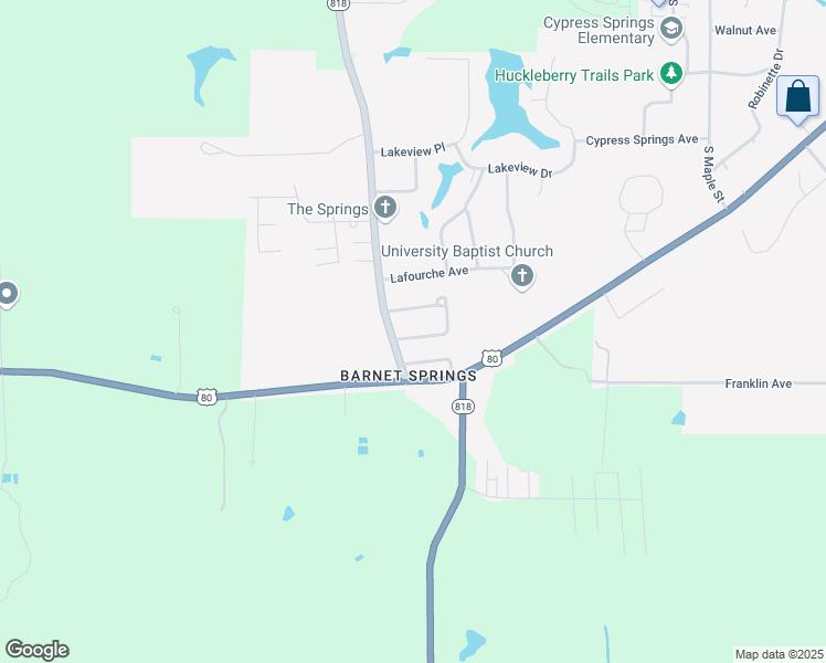 map of restaurants, bars, coffee shops, grocery stores, and more near 3109 Zachry Avenue in Ruston
