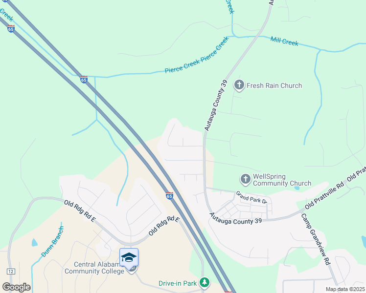 map of restaurants, bars, coffee shops, grocery stores, and more near 100 Paradise Rose Court in Deatsville