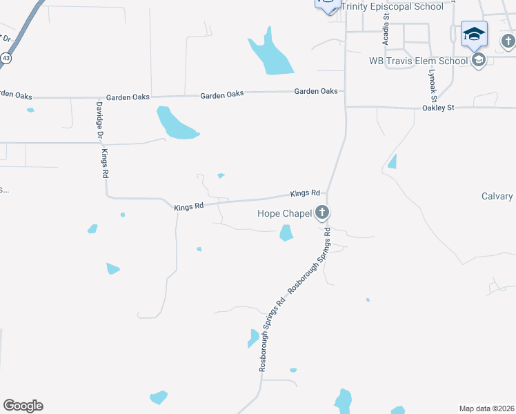 map of restaurants, bars, coffee shops, grocery stores, and more near 1304 Kings Road in Marshall