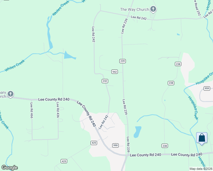 map of restaurants, bars, coffee shops, grocery stores, and more near 432 Lee Road 242 in Smiths Station