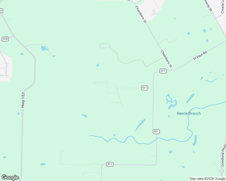 map of restaurants, bars, coffee shops, grocery stores, and more near 2501 Branch Creek Road in Venus