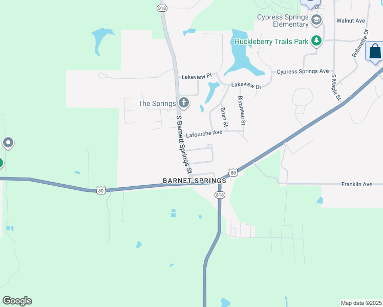 map of restaurants, bars, coffee shops, grocery stores, and more near 3109 Zachry Avenue in Ruston