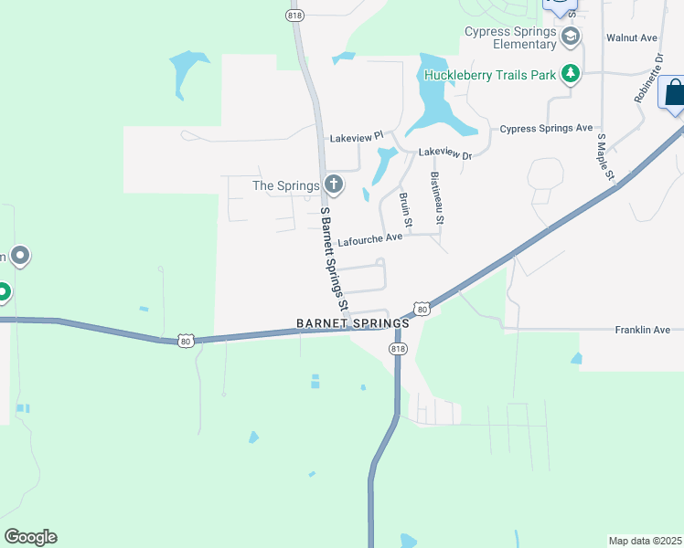 map of restaurants, bars, coffee shops, grocery stores, and more near 3109 Zachry Avenue in Ruston