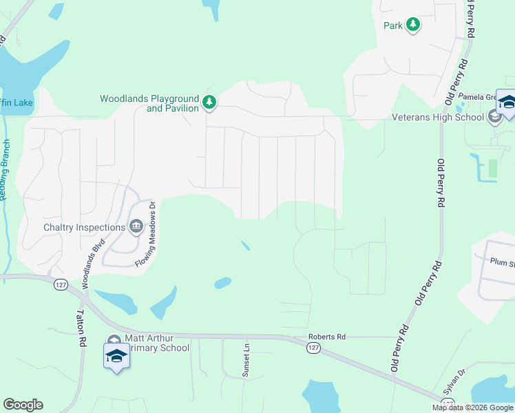 map of restaurants, bars, coffee shops, grocery stores, and more near Unnamed Road in Kathleen