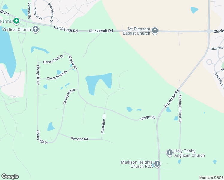 map of restaurants, bars, coffee shops, grocery stores, and more near 117 Plantation Drive in Madison