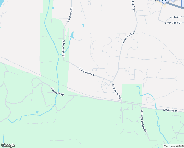map of restaurants, bars, coffee shops, grocery stores, and more near 1106 South Superior Road in White Oak