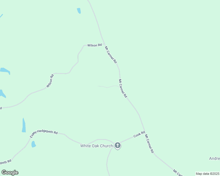 map of restaurants, bars, coffee shops, grocery stores, and more near 9451 Mount Carmel Road in Bailey