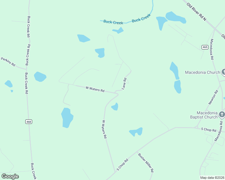 map of restaurants, bars, coffee shops, grocery stores, and more near 790 West Waters Road in Statesboro